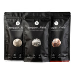 Kampotský pepř černý, červený a bílý (3× 100 g)