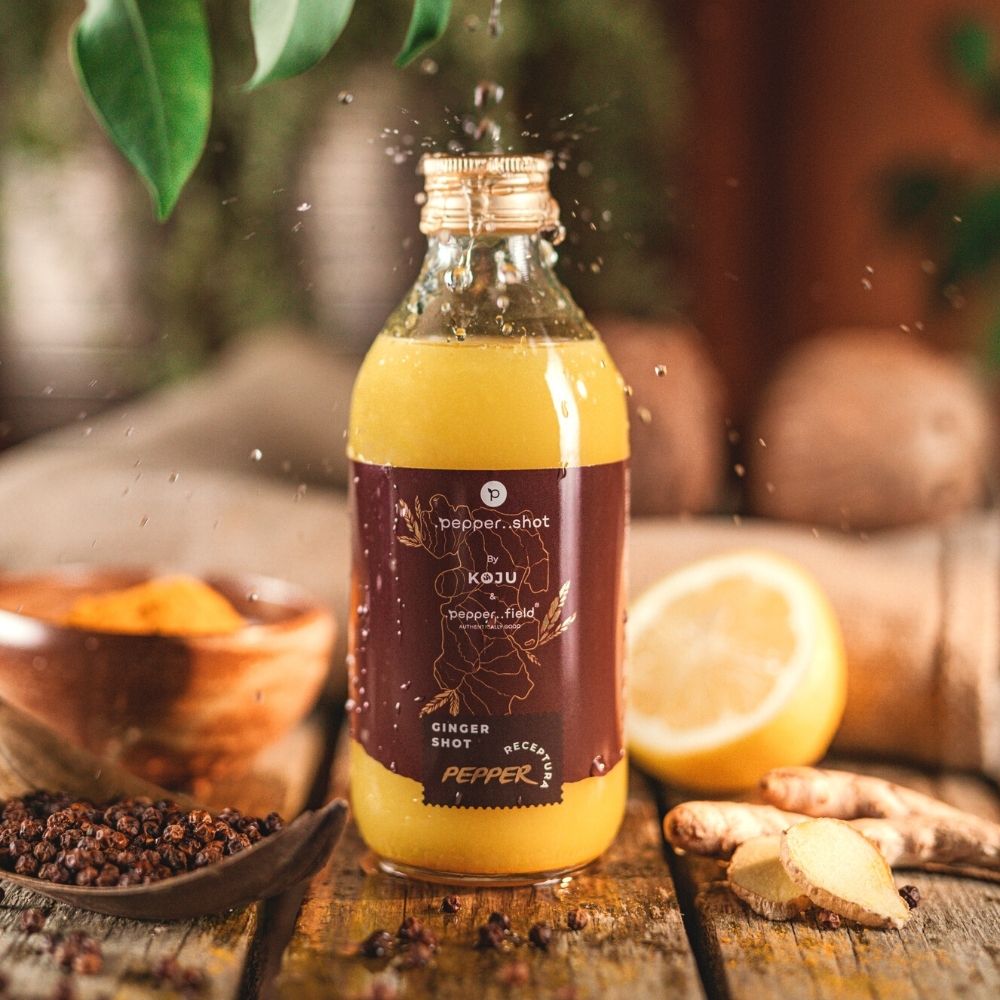 Zázvorový drink s Kampotským pepřem: to nejlepší na povzbuzení imunity