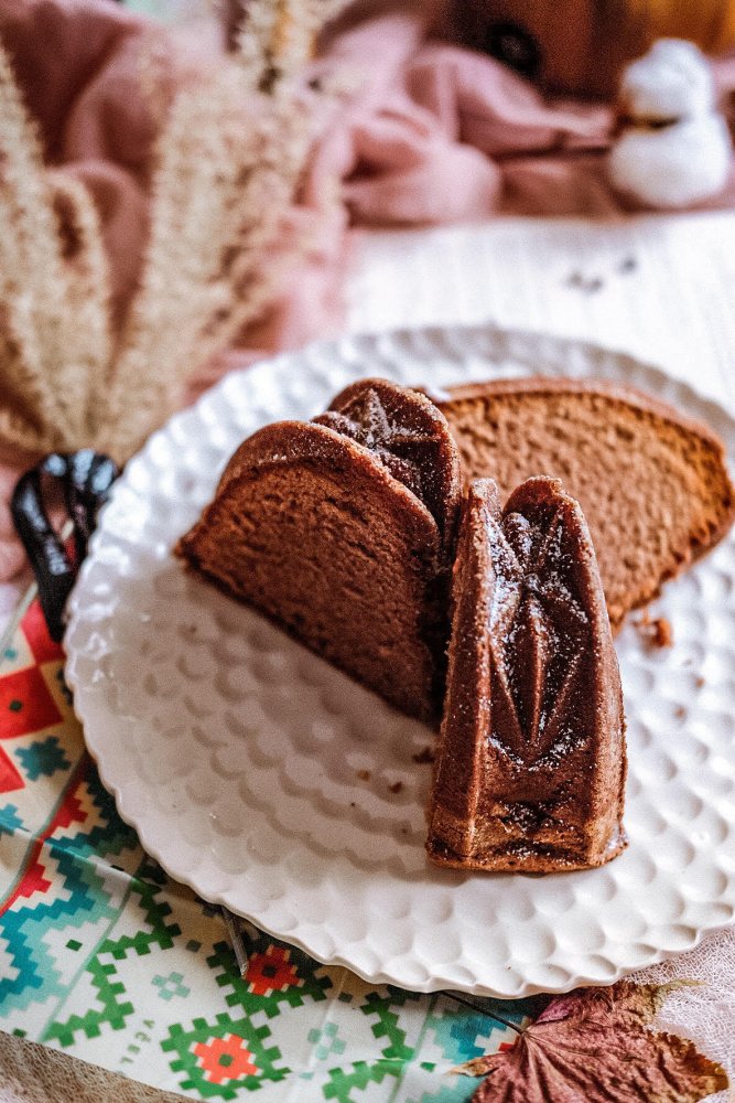 Čokoládová bábovka s lyofilizovaným Kampotským pepřem