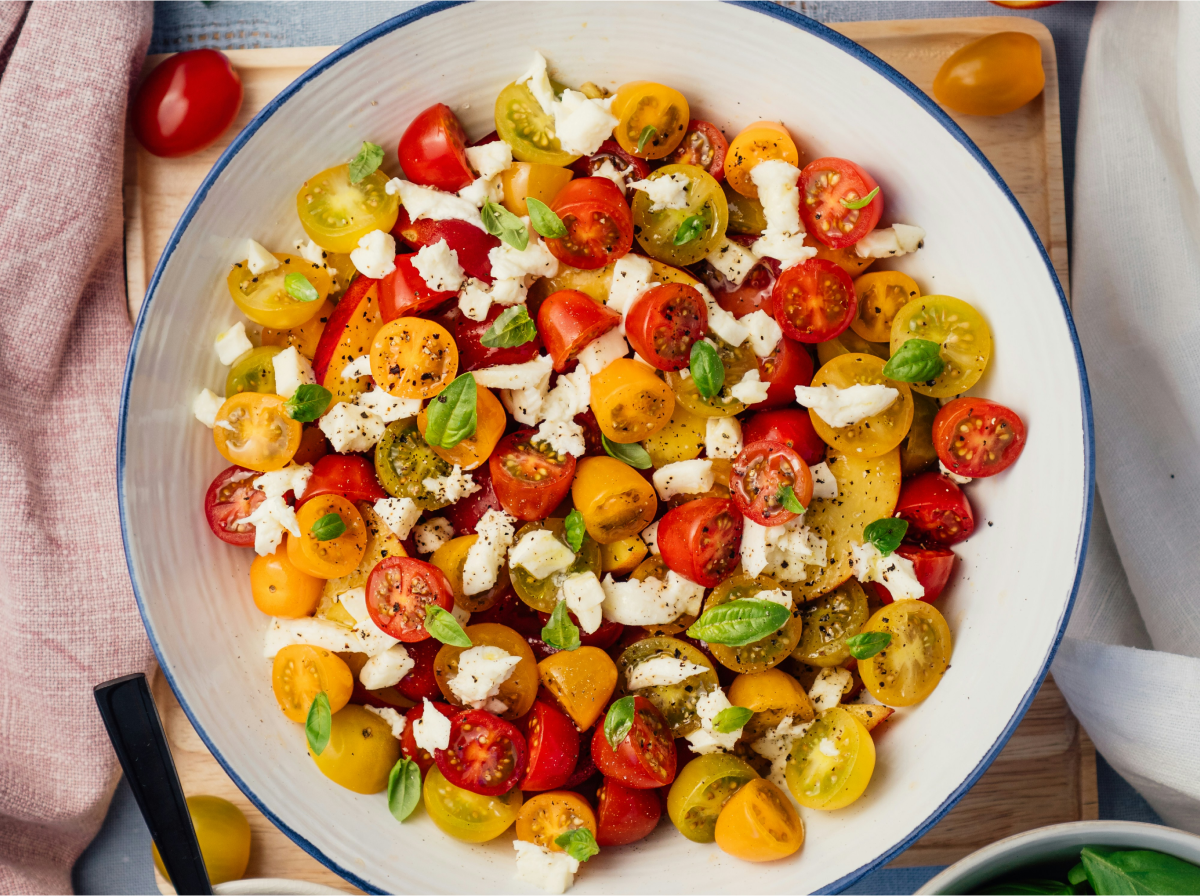 Pečená cherry rajčátka s křupavou slupkou