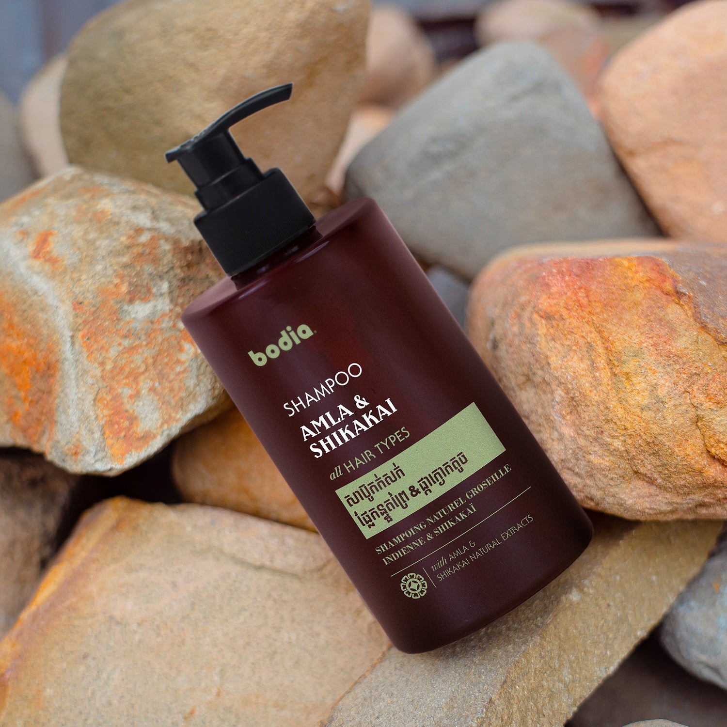 Šampon na vlasy Bodia – amla (emblika) & shikakai