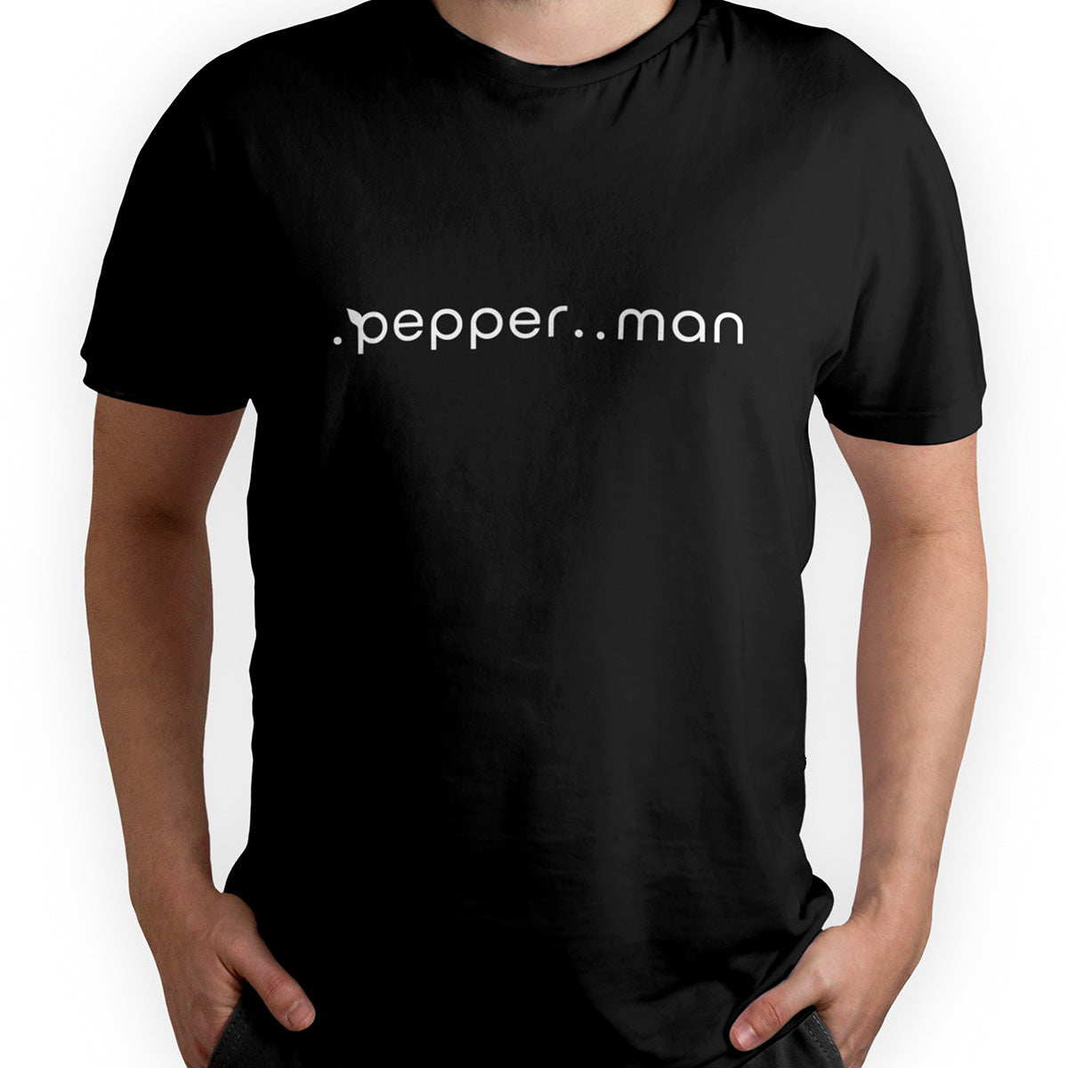 Svart t-shirt .pepper..man eller .pepper..woman