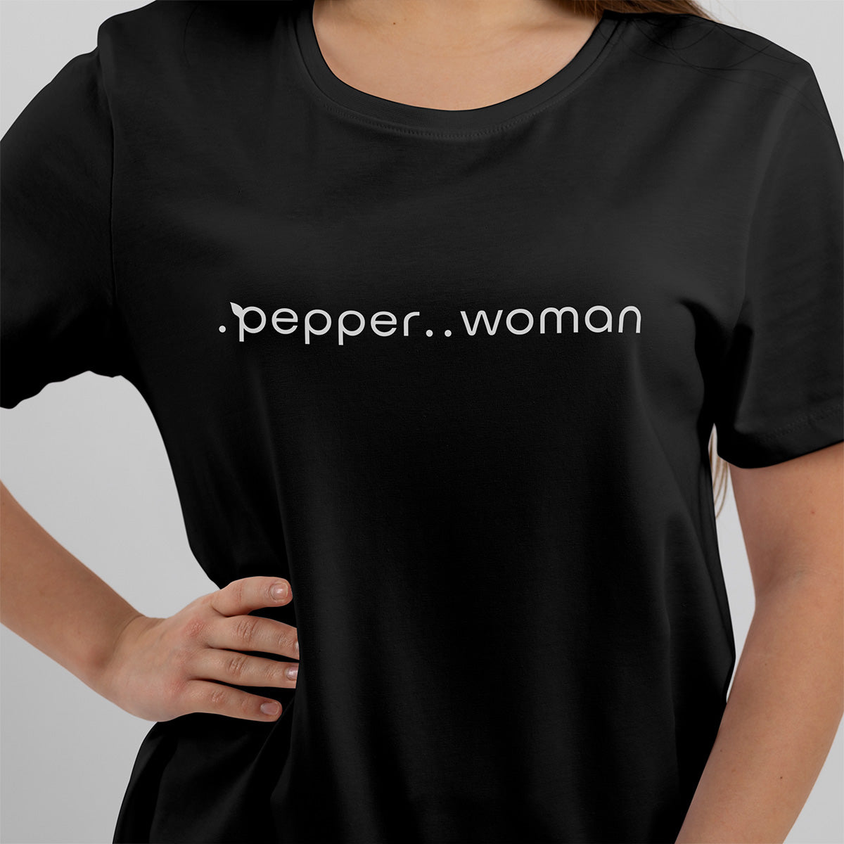 Svart t-shirt .pepper..man eller .pepper..woman