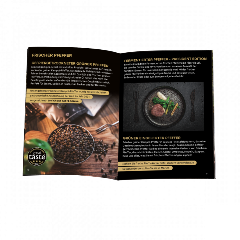 Extra Broschüre "Die Welt von .pepper..field" DE