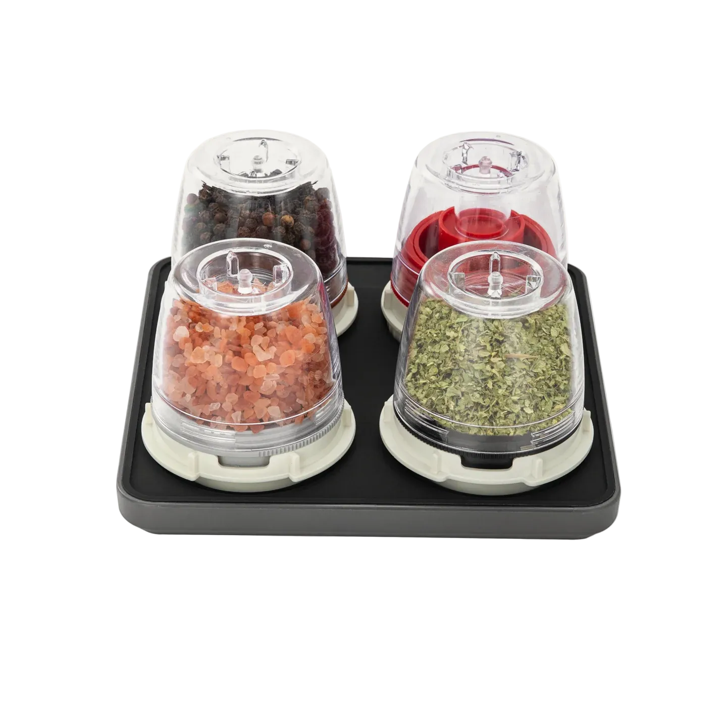 FinaMill podstavec na 4 zásobníky, černý